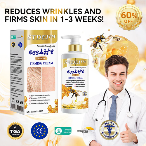 STDEI™ Bee Lift Anti-Aging Firming Cream,Address Crepe & Sagging(🔥Price as low as $9.99 AUD per bottle)🎄🎄