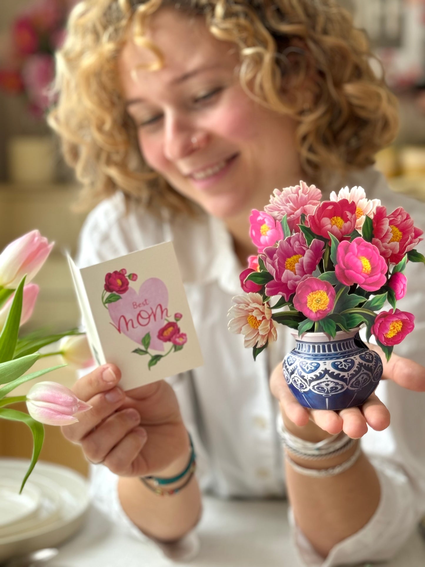 Mini Mother's Day Peony Paradise Pop-Up Card