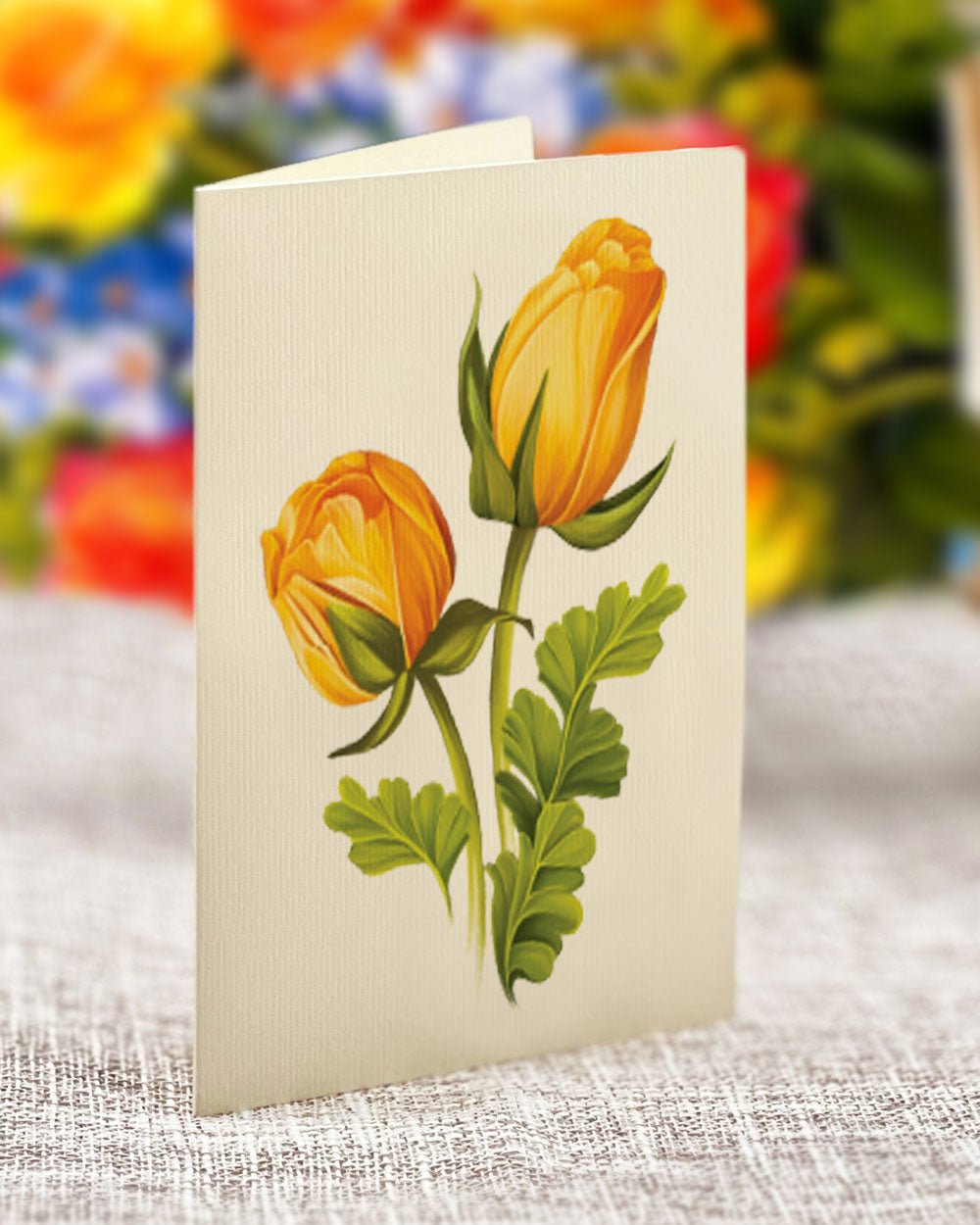 Mother's Day Sorbet Rose Pop-Up Card